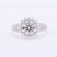 2.79 Carats Lab Grown Diamond 14K Gold Ring