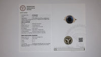 5.48 Ct Oval Mixed Cut Natural Corundum Sapphire 14K Gold Ring