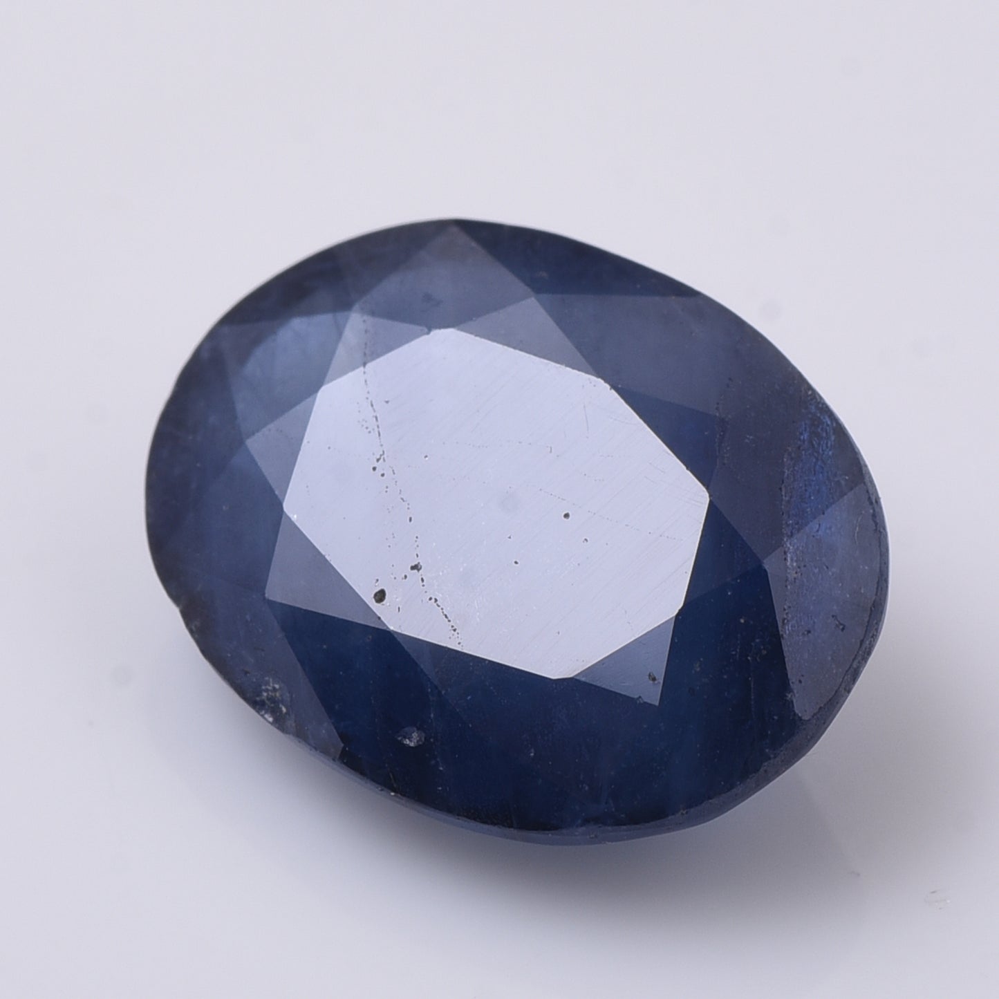 11.01 Natural Corundum Sapphire Oval Mixed Cut Gemstone
