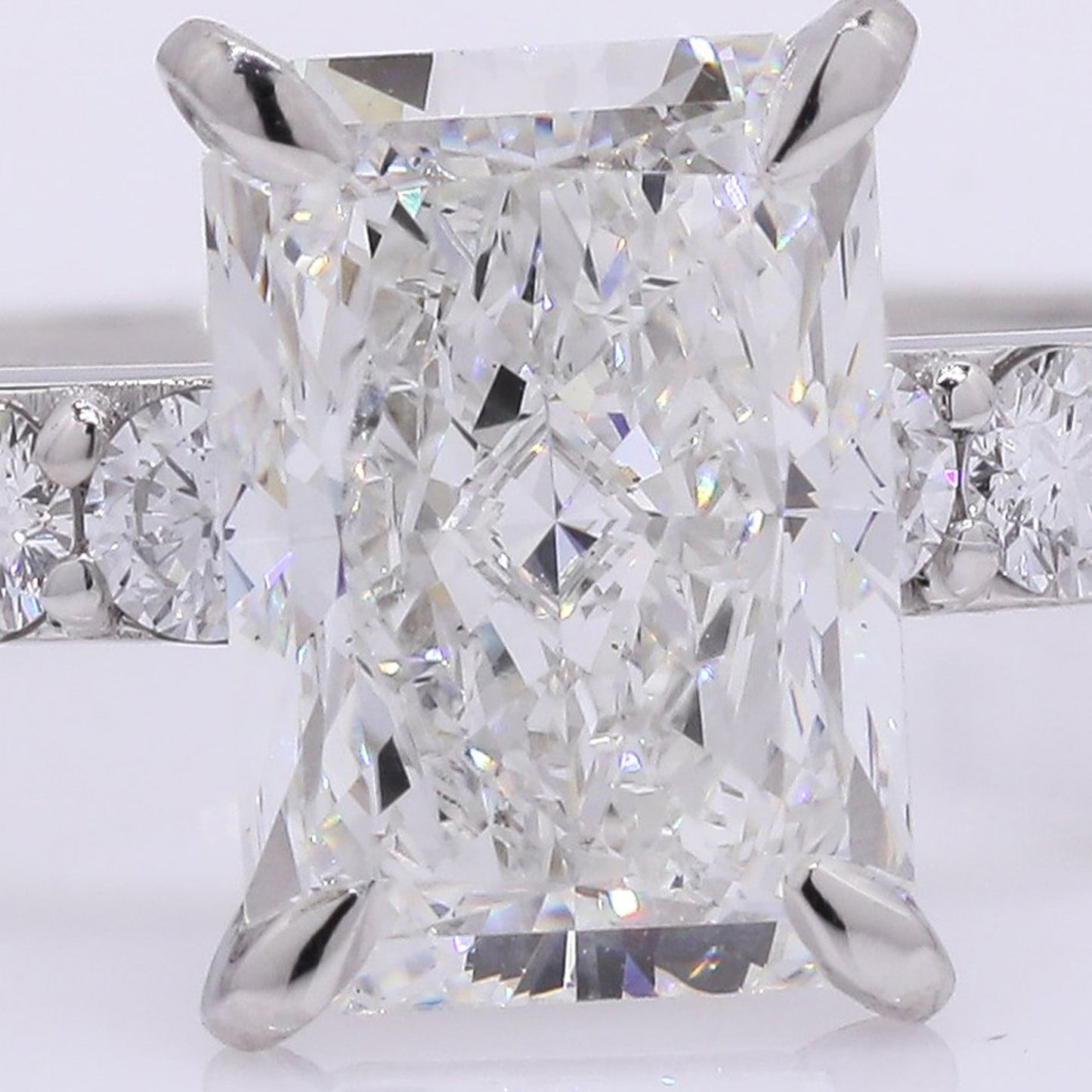 2.13 Carats Lab Grown Diamond 950 Platinum Ring