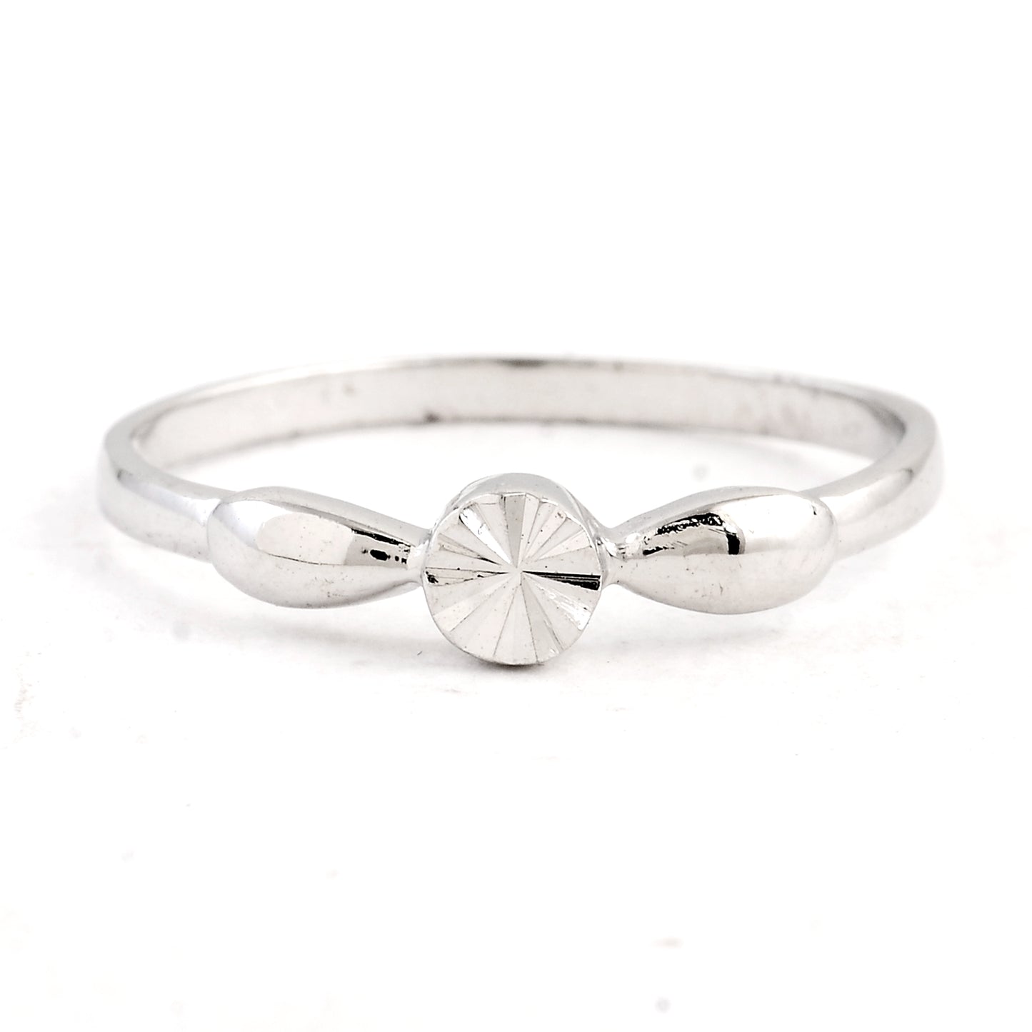 0.00 Ct Plain 925 Sterling Silver Ring