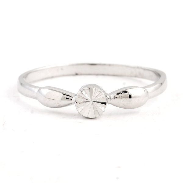0.00 Ct Plain 925 Sterling Silver Ring