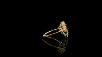 1.91 Ct Trillion Tourmaline 14K Gold Ring
