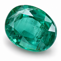 2.72 Natural Beryl Emerald Oval Mixed Cut Gemstone