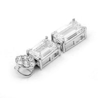3.35 Carats Lab Grown Diamond 14K Gold Pendant