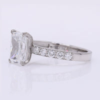 2.32 Carats Lab Grown Diamond 950 Platinum Ring