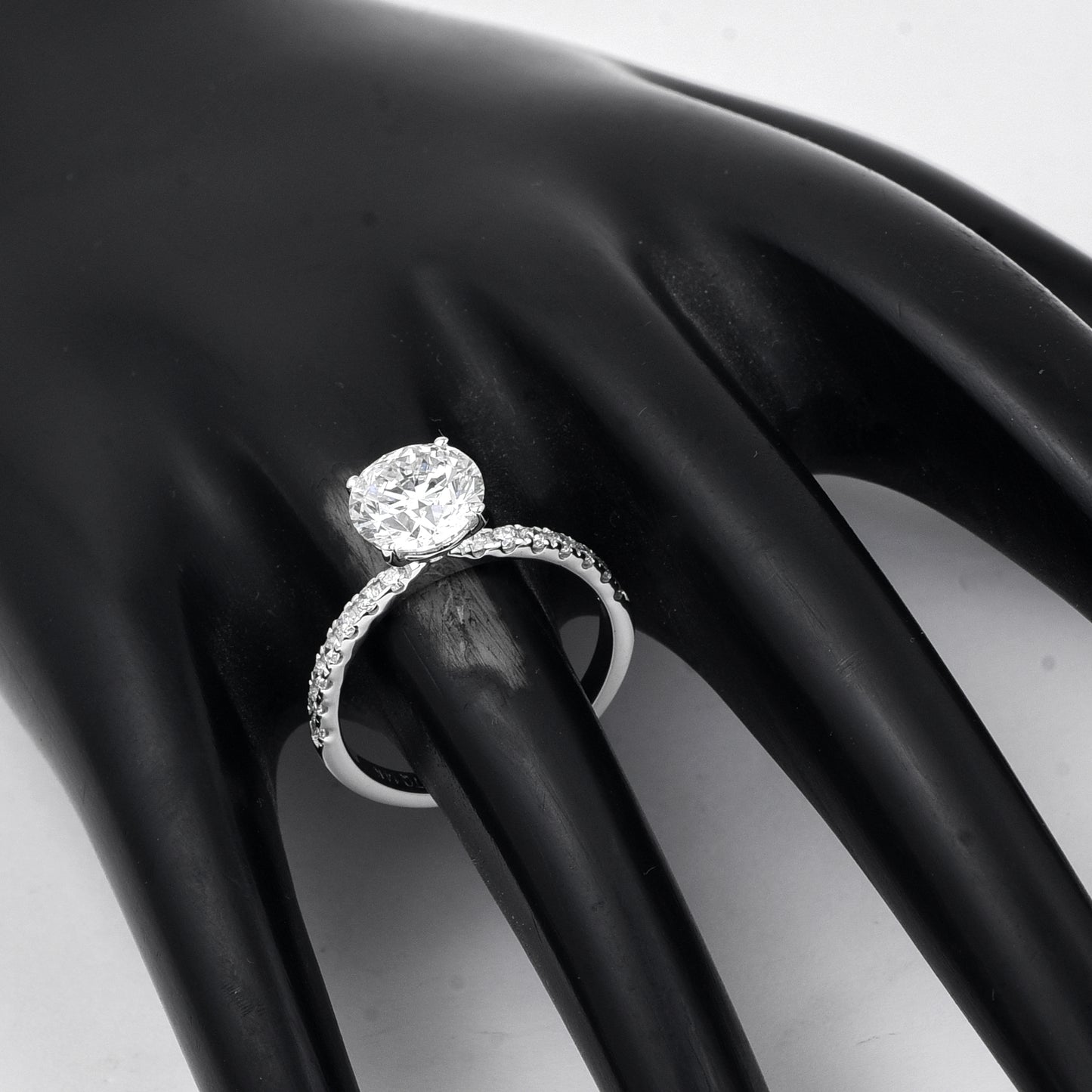 2.11 Carats Lab Grown Diamond 14K Gold Ring