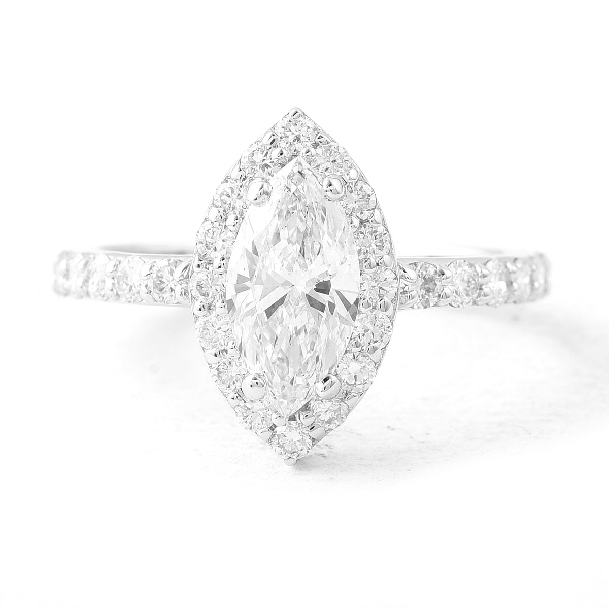 2.00 Carats Lab Grown Diamond 14K Gold Ring