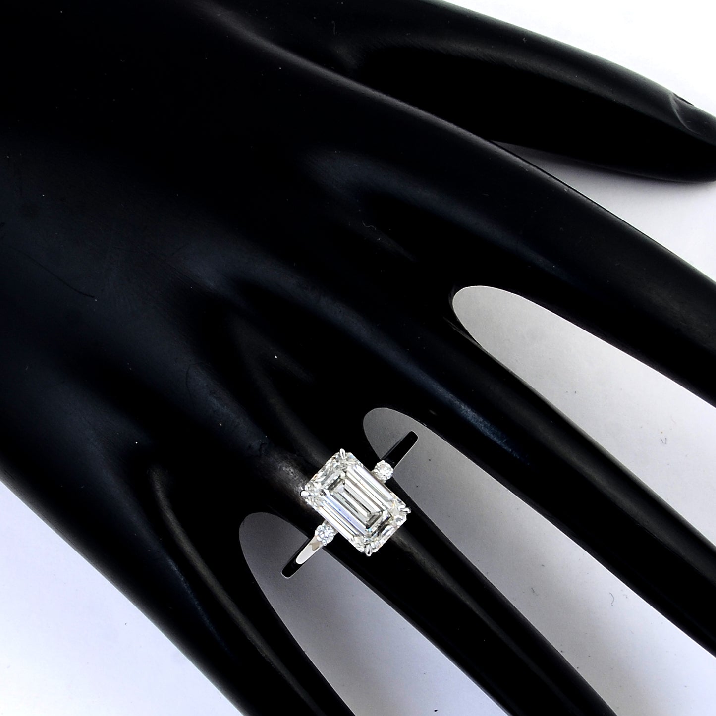 3.01 Carats Lab Grown Diamond 14K Gold Ring