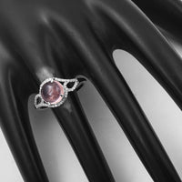2.43 Ct Round Mixed Cut Natural Tourmaline 950 Platinum Ring