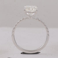 3.38 Carats Lab Grown Diamond 14K Gold Ring