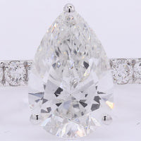 2.18 Carats Lab Grown Diamond 14K Gold Ring