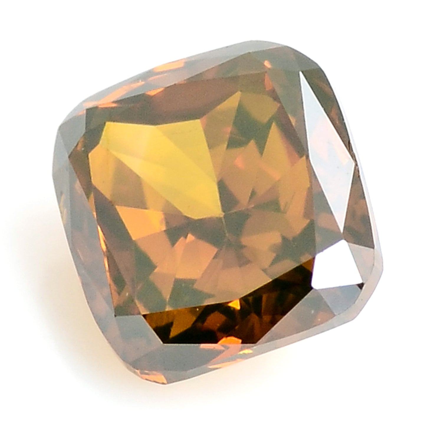 0.29 Carat Red Diamond Cushion Loose Gemstone