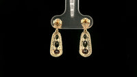 2.15 Ct Oval Tourmaline 14K Gold Earrings