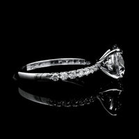 2.89 Carats Lab Grown Diamond 14K Gold Ring