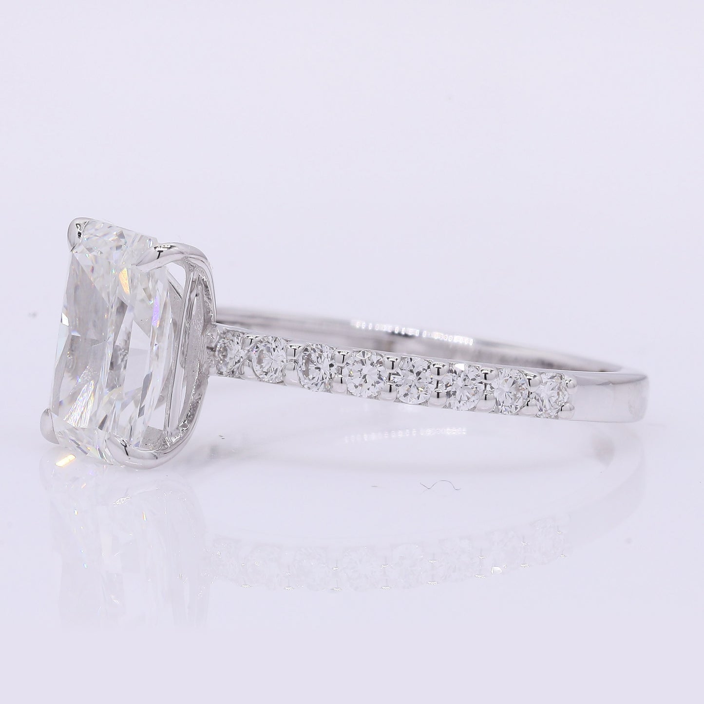 2.29 Carats Lab Grown Diamond 14K Gold Ring