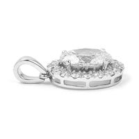 2.58 Carats Lab Grown Diamond 14K Gold Pendant