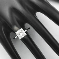 3.04 Carats Lab Grown Diamond 14K Gold Ring