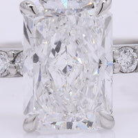 2.40 Carats Lab Grown Diamond 950 Platinum Ring
