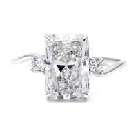 3.32 Carats Lab Grown Diamond 14K Gold Ring