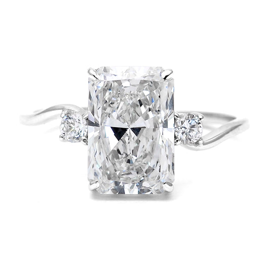 3.32 Carats Lab Grown Diamond 14K Gold Ring