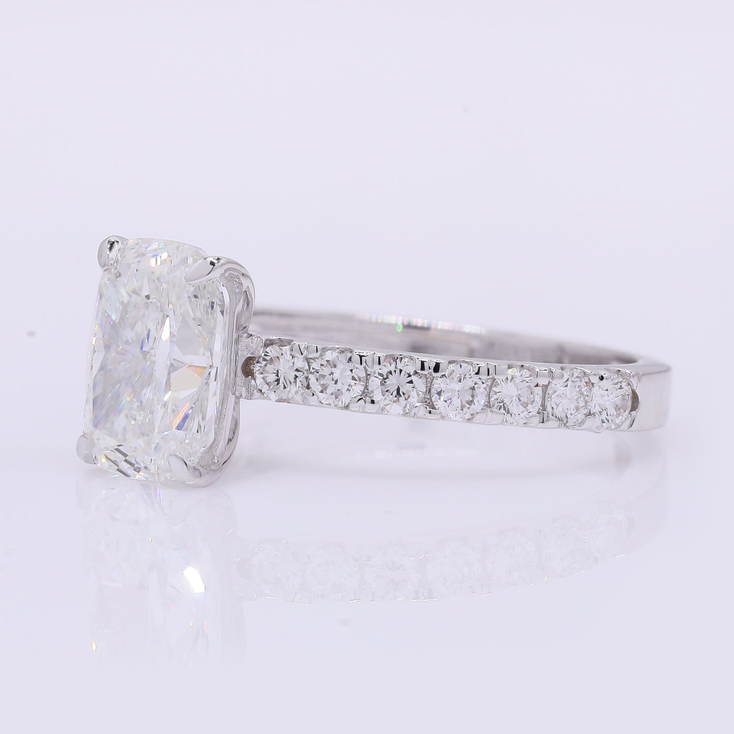 2.48 Carats Lab Grown Diamond 14K Gold Ring