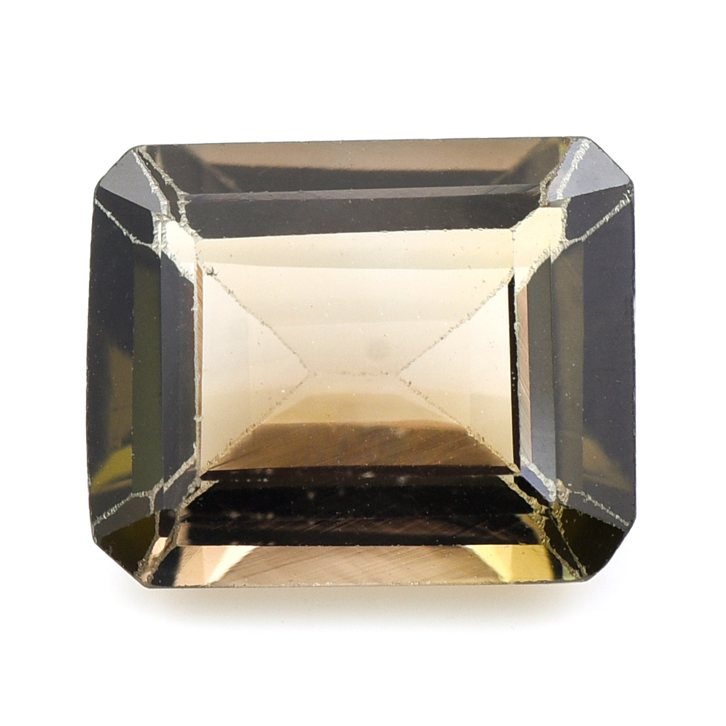 4.13 Natural Tourmaline Verdelite Emerald Cut Gemstone