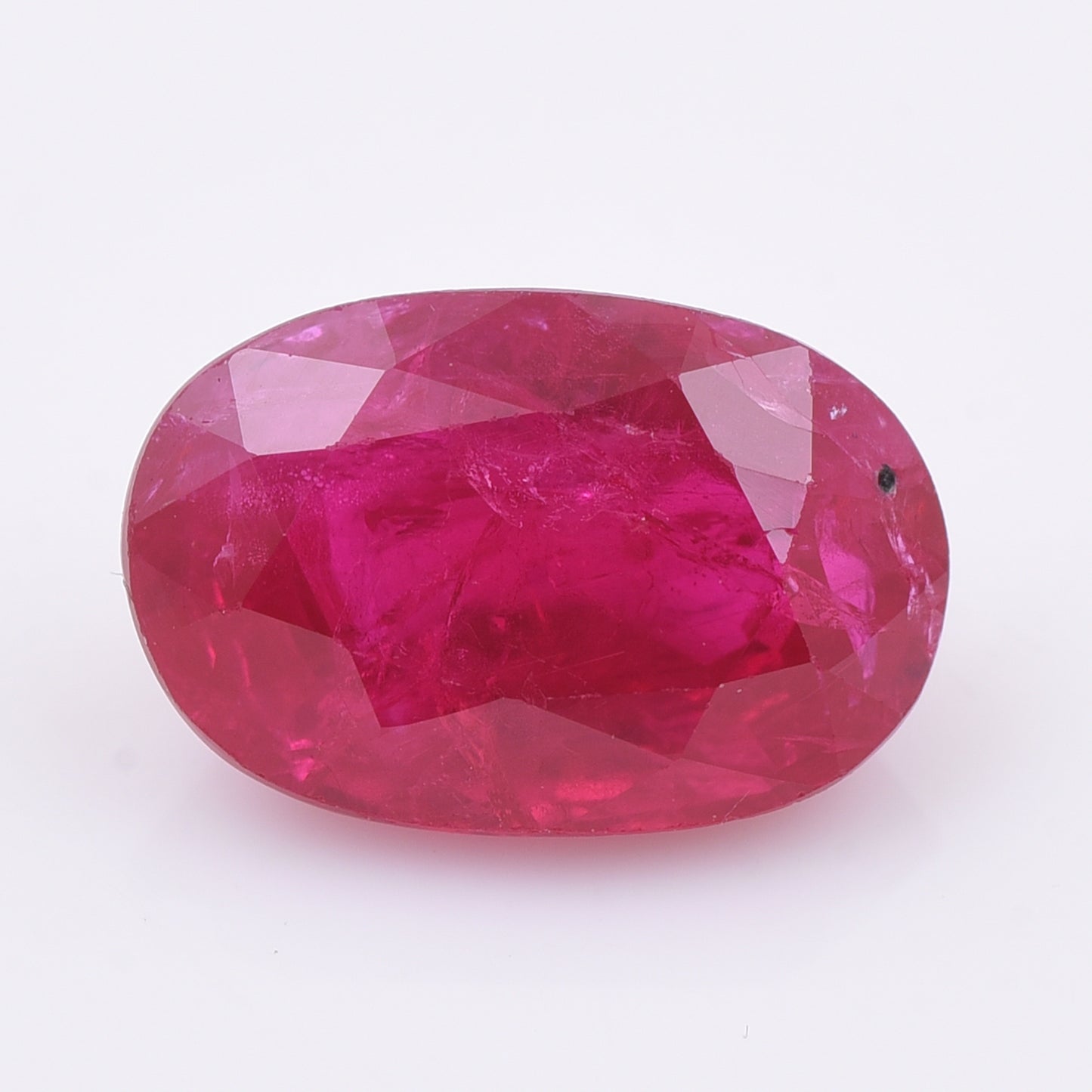 2.07 Natural Corundum Ruby Oval Mixed Cut Gemstone
