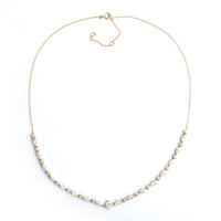 5.34 Carats Lab Grown Diamond 14K Gold Necklace