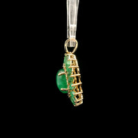 2.40 Ct Oval Emerald 14K Gold Pendant