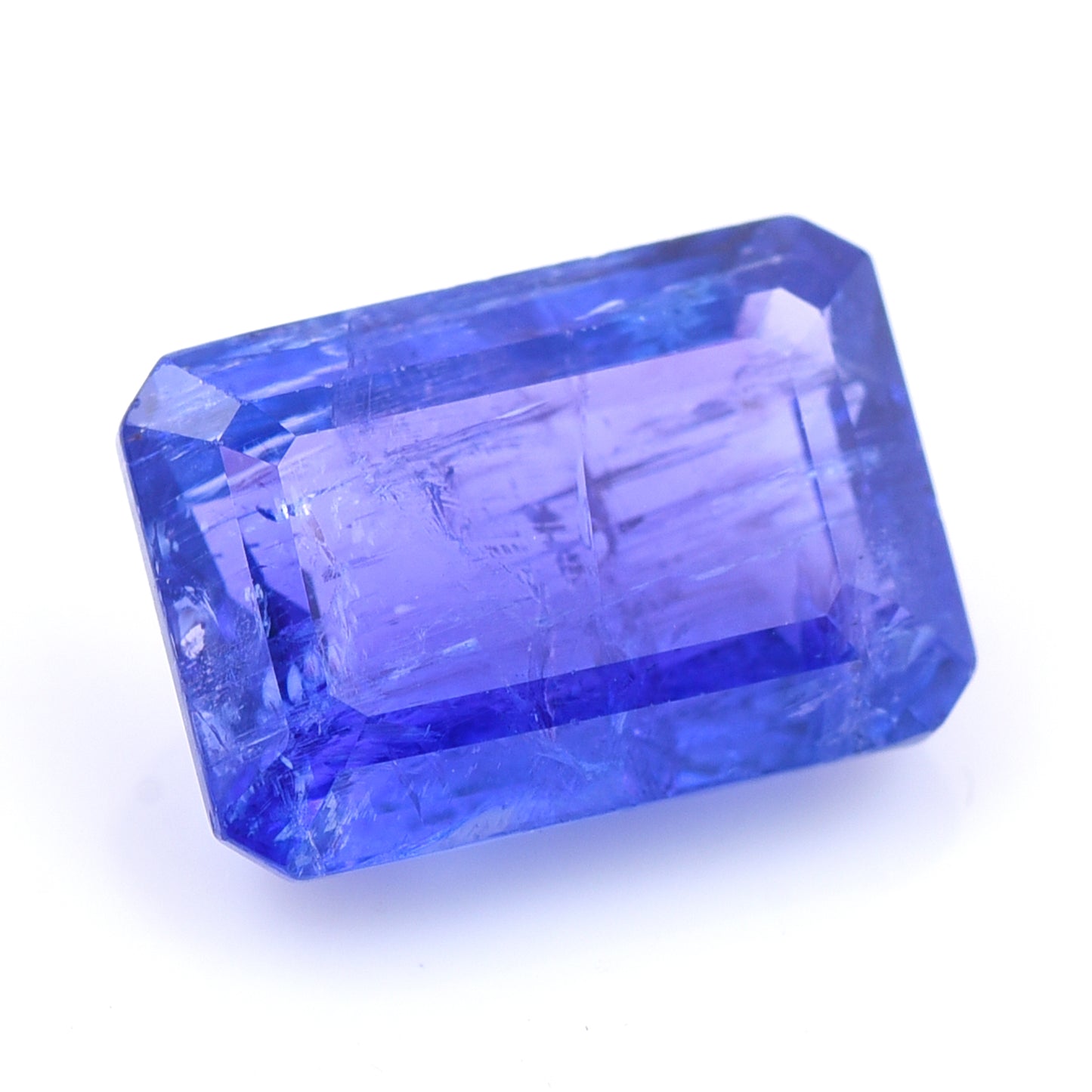 6.9 Natural Zoisite Tanzanite Emerald Cut Gemstone