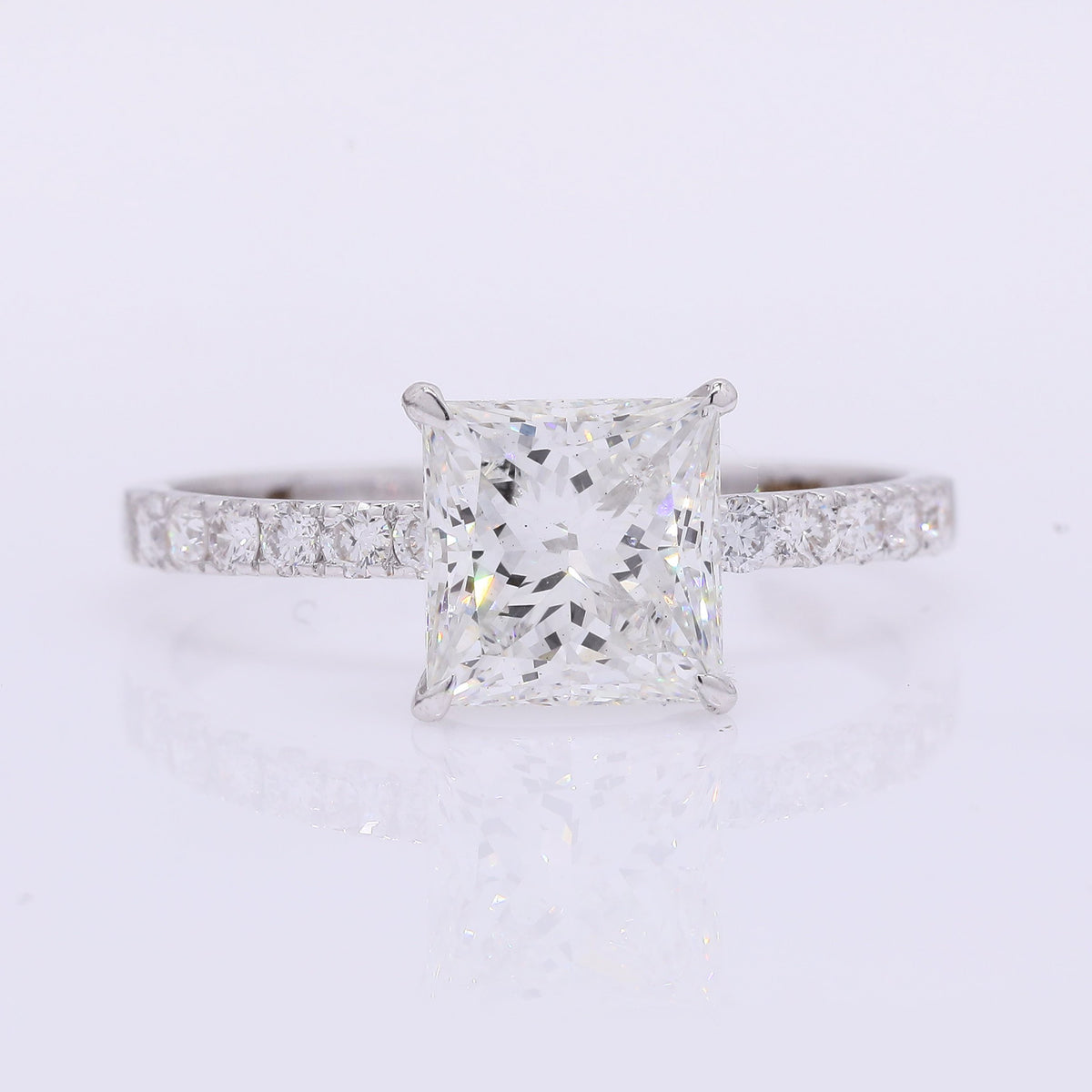2.15 Carats Lab Grown Diamond 14K Gold Ring