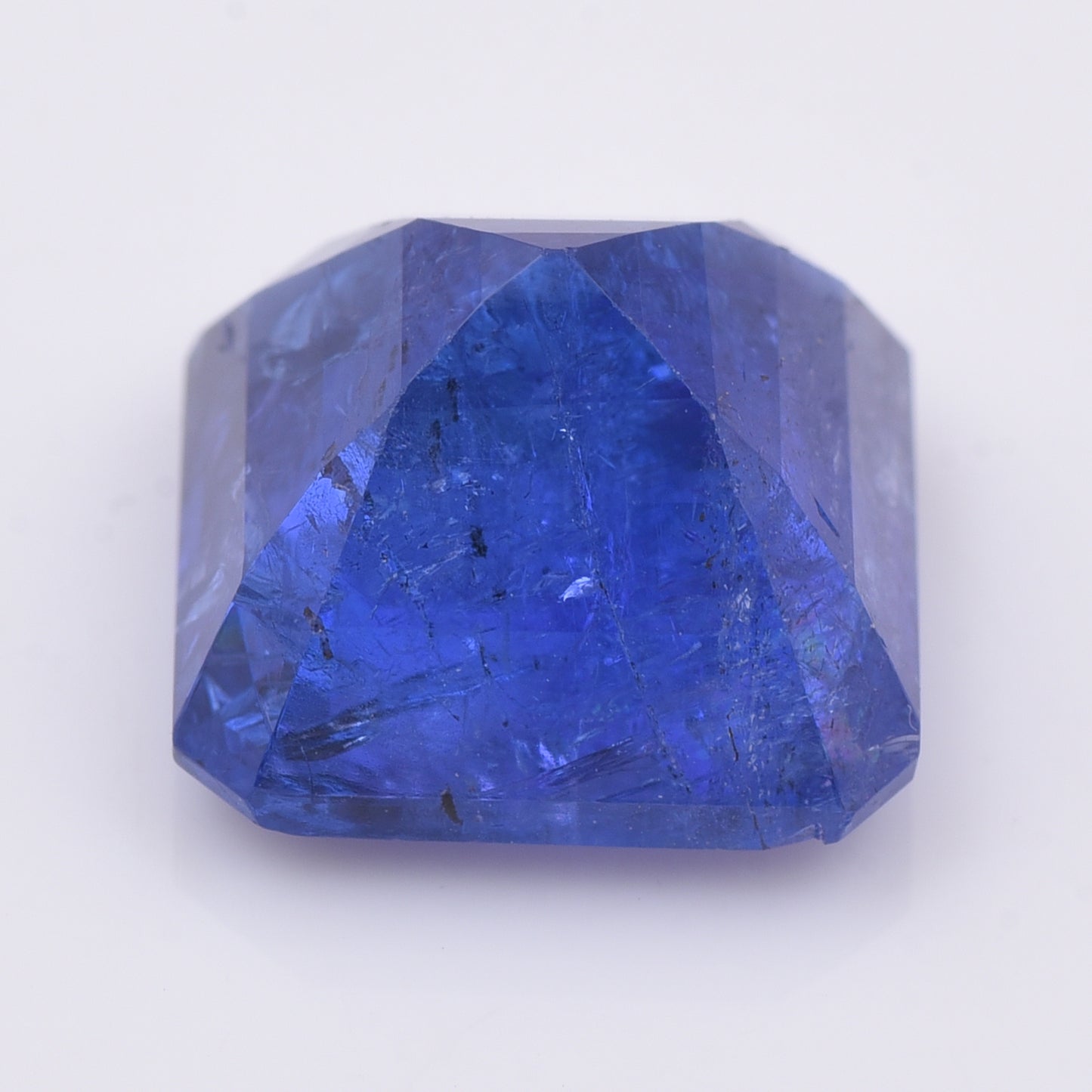 8.7 Natural Zoisite Tanzanite Square Emerald Cut Gemstone