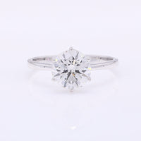 2.13 Carats Lab Grown Diamond 14K Gold Ring