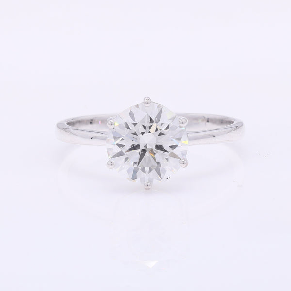 2.13 Carats Lab Grown Diamond 14K Gold Ring