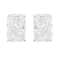 4.03 Carats Lab Grown Diamond 14K Gold Earrings