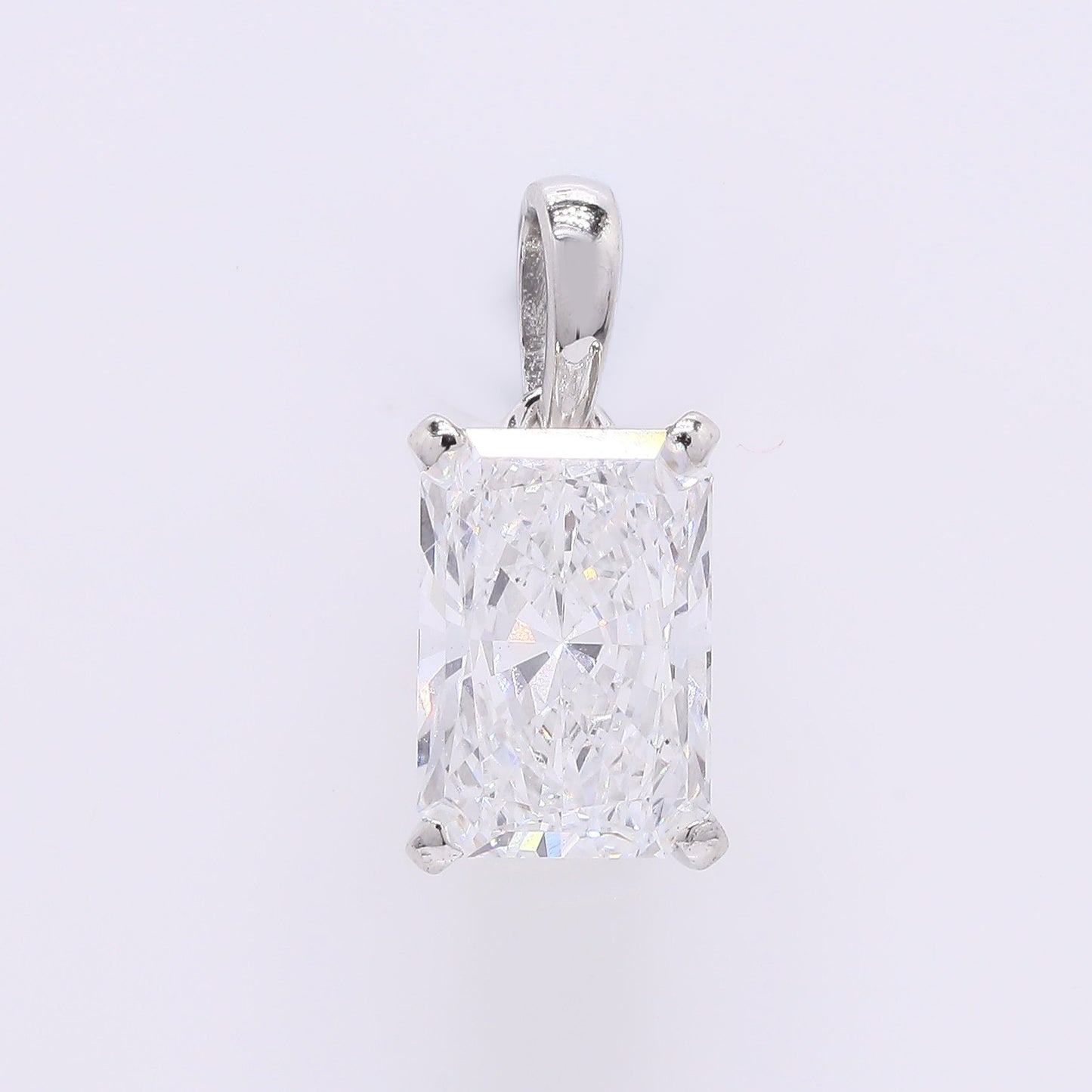 1.88 Carats Lab Grown Diamond 950 Platinum Pendant