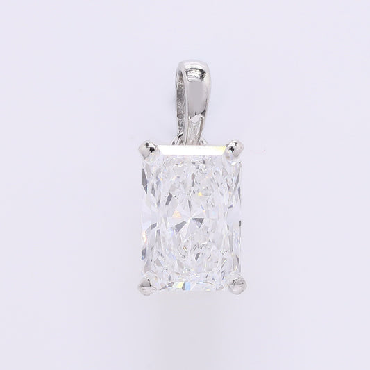 1.88 Carats Lab Grown Diamond 950 Platinum Pendant