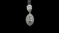 4.02 Carats Lab Grown Diamond 14K Gold Pendant
