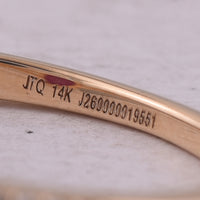1.18 Ct Oval Mixed Cut Natural Ruby 14K Gold Ring
