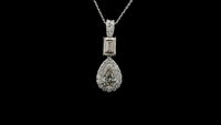 3.01 Carats Lab Grown Diamond 14K Gold Pendant
