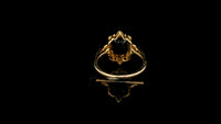 3.23 Ct Octagon Natural Sapphire 14K Gold Ring