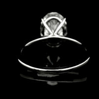 3.15 Carats Lab Grown Diamond 14K Gold Ring