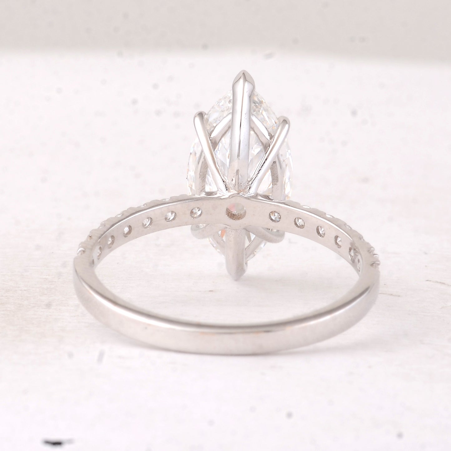 2.87 Carats Lab Grown Diamond 14K Gold Ring