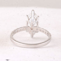 2.87 Carats Lab Grown Diamond 14K Gold Ring