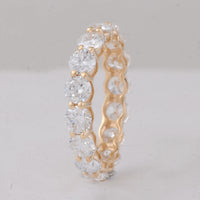 4.23 Carats Lab Grown Diamond 14K Gold Ring