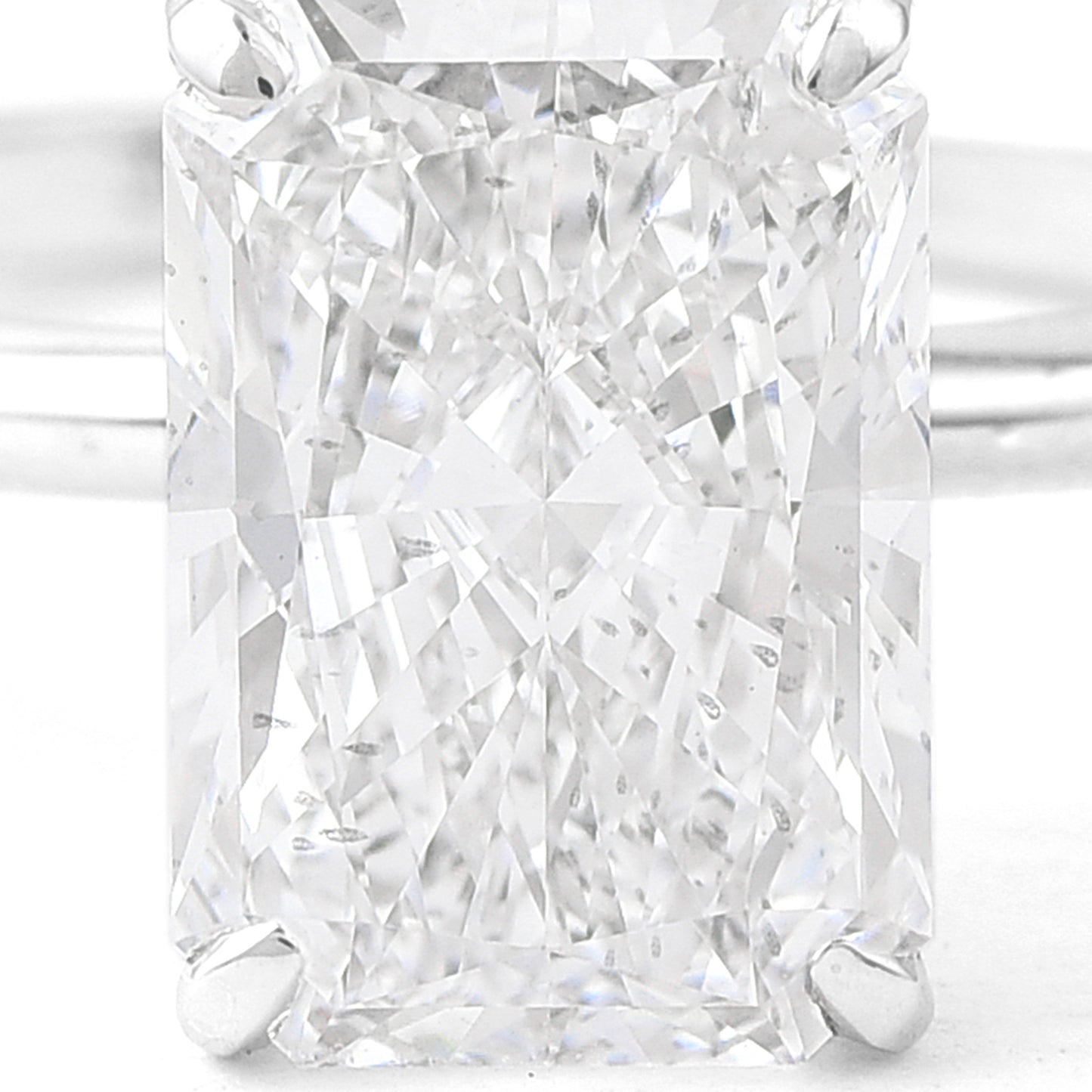 3.04 Carats Lab Grown Diamond 14K Gold Ring