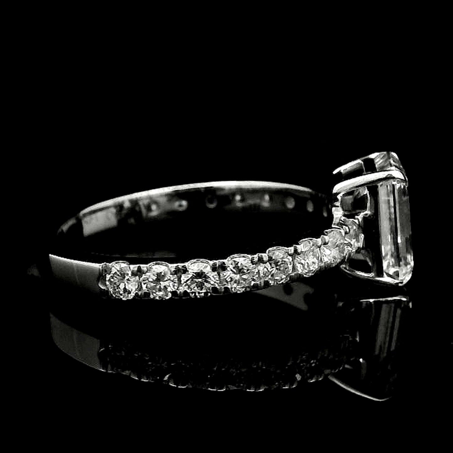 2.50 Carats Lab Grown Diamond 14K Gold Ring