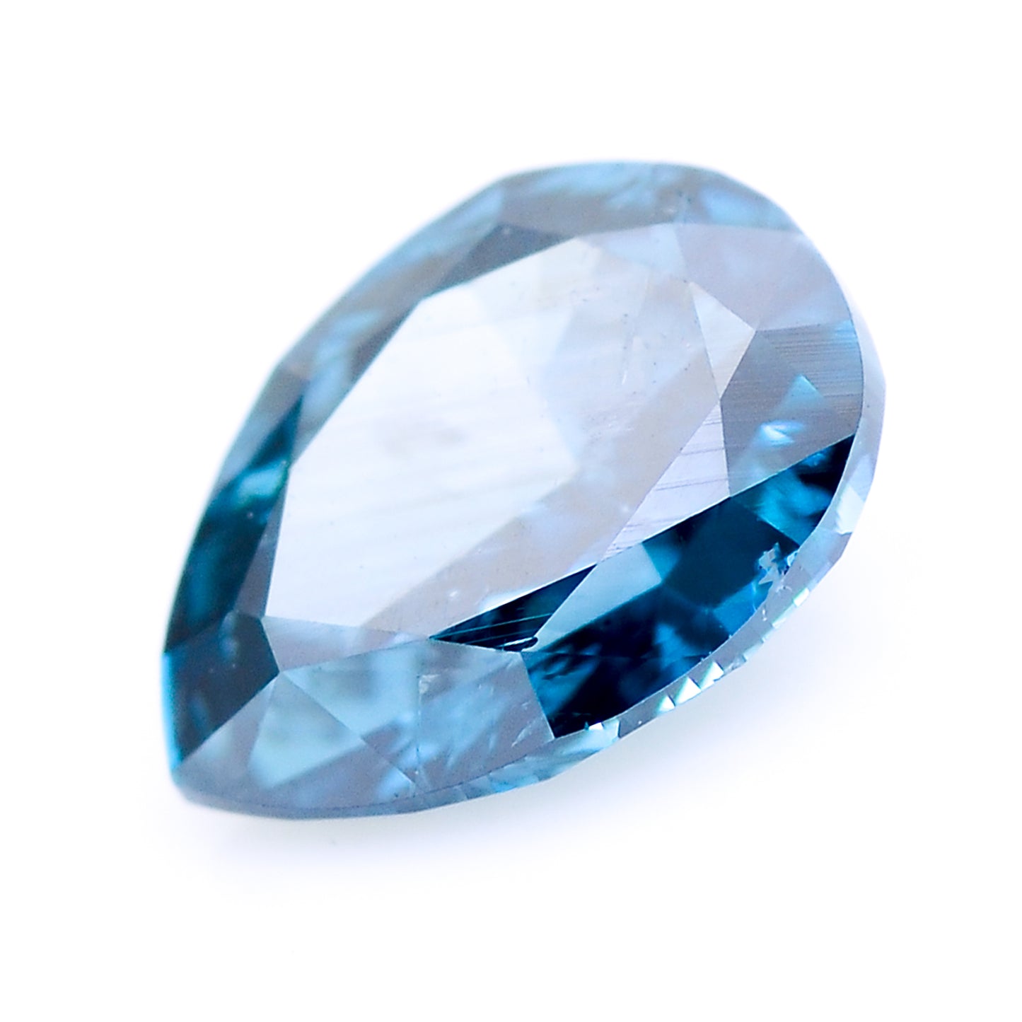 0.34 Blue Diamond Pear Loose Diamond