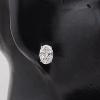 3.03 Carats Lab Grown Diamond 14K Gold Earrings